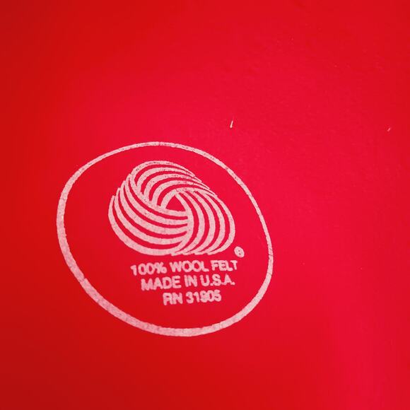 Scala Red Wool Felted  Hat 100% Wool - Picture 6 of 6